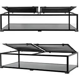 Тераріум Repti-Zoo Super Vision 360 120x45x30 см (RKE1204530) - скляний тераріум для рептилій та амфібій - мініатюра 4