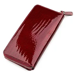 Гаманець жіночий ST Leather 18434 (S7001A) на блискавці бордовий - мініатюра 5
