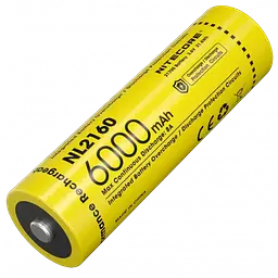 Акумулятор Nitecore 21700 NL2160 6000mAh Li-Ion Жовтий (2464831101)