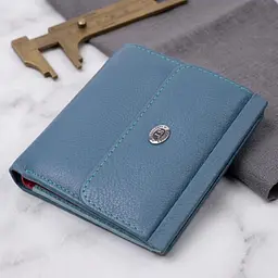 Стильний жіночий гаманець середнього розміру ST Leather 19497 бірюзовий