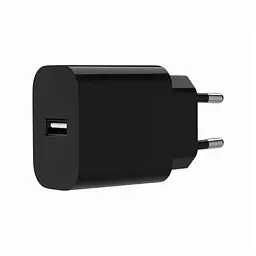 Зарядний пристрій Gembird USB 12 Вт чорний (TA-UC-1A12-01-BK)
