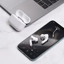 Навушники Hoco EW05 Plus ANC Stereo Bluetooth Headset (White) [66495] - мініатюра 6