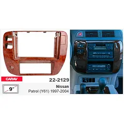 Перехідна рамка Nissan Patrol (Y61) Carav 22-2129 - мініатюра 5