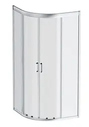Душова кабіна AM.PM Gem 1/4 Round 90x90 см без піддону хром матовий W90UG-401-9090-MT