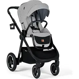Універсальна коляска 2 в 1 Kinderkraft Everyday 2 Light Gray світло-сіра (00-00305224) - мініатюра 4