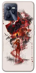 TPU чехол Demsky Red eclipse для Realme C35