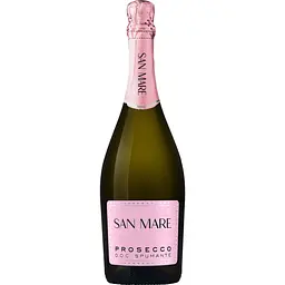 Уцінка. Вино ігристе San Mare Prosecco DOC Spumante екстрасухе біле 11% 0.75 л 