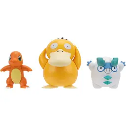 Набір ігрових фігурок Pokemon W19 Чармандер, Галарський Дарумака, Псайдак - мініатюра 2