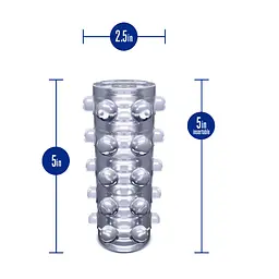 Мастурбатор Blush Rize - Swich Glow in the Dark Masturbator Clear, двосторонній, світиться в темряві - мініатюра 5