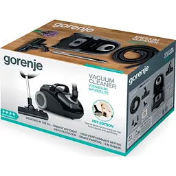 Пилосос Gorenje VCEA28GLBK (731459) [106349] - мініатюра 8