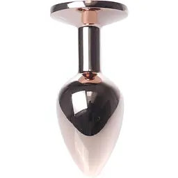 Анальна пробка Boss Of Toys Boss Series - Jewellery Red Gold Plug Green S, BS6400115, Золотий / Зелений - мініатюра 6