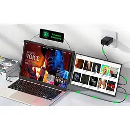 Портативний монітор UPERFECT 14` 2K Triple with 360° [116434] - мініатюра 6