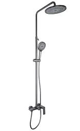 Душова система для душу Qtap Slavonice Gunmetal Black PVD QTSLA110GMB45913 - мініатюра 1