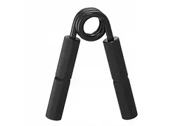 Пружинний кистьовий еспандер EasyFit Hand Grip PRO 159 кг (350 lb) Чорний (EF-1902-350) - мініатюра 1