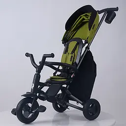 Велосипед складаний триколісний дитячий Qplay Nova+ Rubber Military Green (S700-13Nova+MilitaryGreen) - мініатюра 7