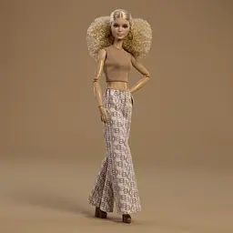 Лялька Barbie Mattel Basics №7 блондинка (JJX26) - мініатюра 5