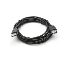 Кабель продовжувач USB 2.0 AM-AF, 3.0 м чорний