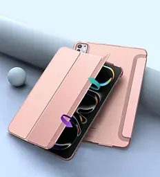 Чохол-книжка BeCover Tri Fold Hard для Apple iPad Pro 11" M4 2024 Рожевий (711728) - мініатюра 3
