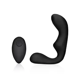 Стимулятор простати Ouch! Pointed Vibrating Prostate Massager, 13,3 см (чорний)
