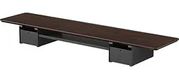 Настільна підставка для монітора Officepro MR177DW Dark Wood/Black (MR177DW) - мініатюра 2