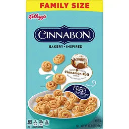 Сухий сніданок Kellogg's Cinnabon Original Cold Breakfast Cereal 394 g