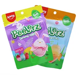 Желейні цукерки Amos Peelerz Berry Blast Gummy Eggs 65г - мініатюра 4