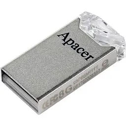 USB флеш накопичувач Apacer 64GB AH111 Crystal USB 2.0 (AP64GAH111CR-1) - мініатюра 2