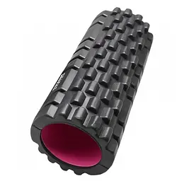 Масажний ролик (роллер) Power System PS-4050 Fitness Foam Roller Black/Pink (33x15см) (4050PI-0)