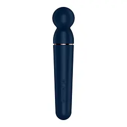 Вібромасажер Satisfyer Planet Wand-er Blue/Rosegold, дуже потужний, бездротовий - мініатюра 5
