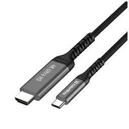Кабель мультимедійний USB-C to HDMI M 2.0m 4K60Hz black ColorWay (CW-CBCHD077-BK) - мініатюра 3