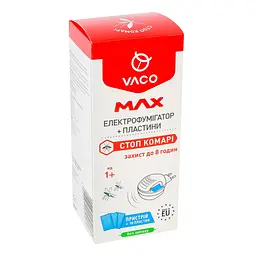 Електрофумігатор Vaco Max із пластинами, 10 шт. - мініатюра 3