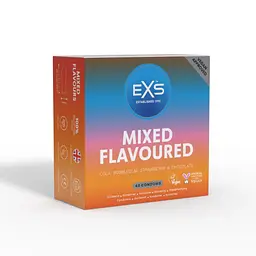 Презервативи EXS Mixed Flavoured, ароматизовані, 48 шт EXS 12-EXSMIXEDFLAV 48 103354 - мініатюра 1
