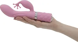 Розкішний вібратор-кролик Pillow Talk - Kinky з кристалом Сваровські, потужний Колір: Рожевий - мініатюра 5