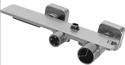 Душова система Rea Helix nikiel brushed з виливом REA-P6622, Никель - мініатюра 4