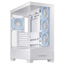Корпус Asus A31 Plus White Tempered Glass без БП (90DC00R3-B19000) White