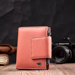Жіночий шкіряний гаманець ST Leather 9х12х1,5 см acs0028359 - мініатюра 7