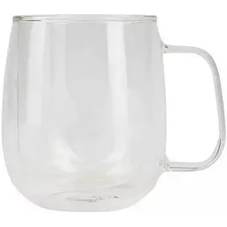 Набір скляних чашок Bergner Coffee & Tea Lovers 400 мл 2 шт. (BG-20116-MM) - мініатюра 2