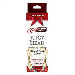Оральний спрей Doc Johnson GoodHead - Juicy Head - Strawberries and Champagne 2 fl - Зволожувальний - мініатюра 2