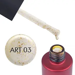 Верхнє покриття для гель-лаку Kodi Professional No Sticky Top Coat Art 03 без липкого шару 7 мл - мініатюра 3