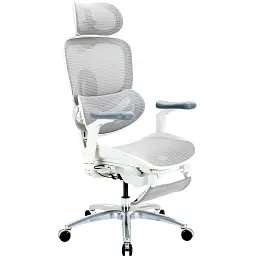Офисное кресло Sihoo C300 LITE V2, White, с подставкой для ног (C300-LITE-V2-B102-JT)