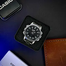 Чоловічий годинник Casio AMW-880D-1A Сріблястий ( AT1141-0221 ) - мініатюра 2