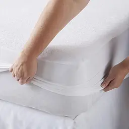 Наматрацник непромокаючий Cosas Parry з бортом 140x200x30 см білий (MatPadWater_White_140x200x30) - мініатюра 6