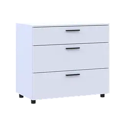 Комод Doros Торн Білий 3Ш 90х51.6х80 (41510157) - мініатюра 4