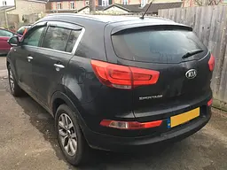 Дефлектори вікон вітровики для KIA Sportage 2015- 4 шт (Auto Clover) - мініатюра 2