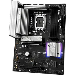 Материнська плата AsRock B860 Pro RS (1851/B860, 4xDDR5, 2xPCIex16, HDMI/DP, 4xSATA, 3xM.2, 2.5Glan, 7.1ch, ATX) - мініатюра 3