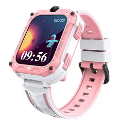 Дитячий смарт годинник Lemfo K39 на Android OS з 16GB пам'яті, 4G SIM-картою, YouTube, TikTok, Google, WhatsApp, прослушкою та GPS геолокацією Рожевий - мініатюра 2