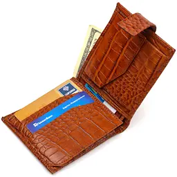 Чоловічий шкіряний гаманець Canpellini 11,7х9,2х2 см acs0025614 - мініатюра 4