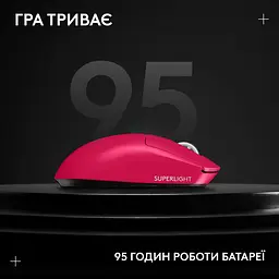 Бездротова миша Logitech G Pro X Superlight 2 LightSpeed Wireless Magenda (910-006797) - мініатюра 13
