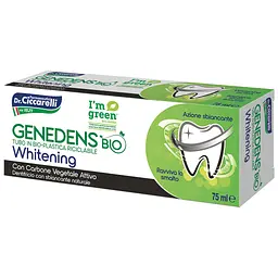 Зубна паста Dr. Ciccarelli Genedens Bio Whitening Toothpaste With Natural Carbon Відбілювальна 75 мл (8002140021305) - мініатюра 1