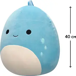 М'яка іграшка Squishmallows Синій Динозавр 40 см (SQCR07049) - мініатюра 6